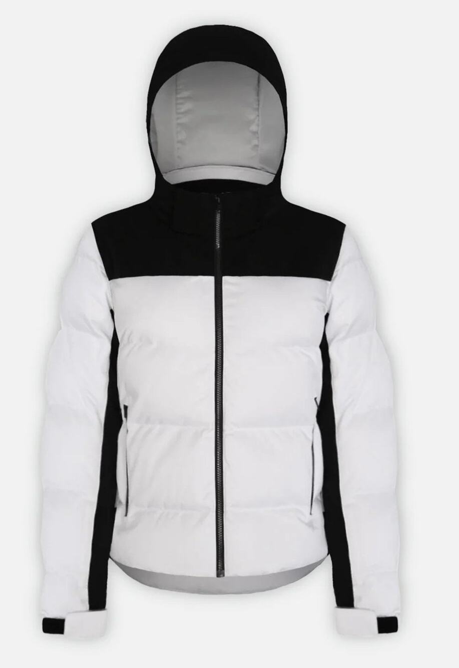 Boulder Gear TAI Mountain Tech Series White Puffer Coat w/ Removable Hood Sz XL